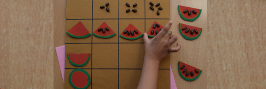Perfect Summertime Kids' DIY Activity: Make a Watermelon Seed Grid!