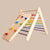 Wooden Rainbow Pikler Triangle With Slide/Climber/Play Gym For Babies (6+ Months)