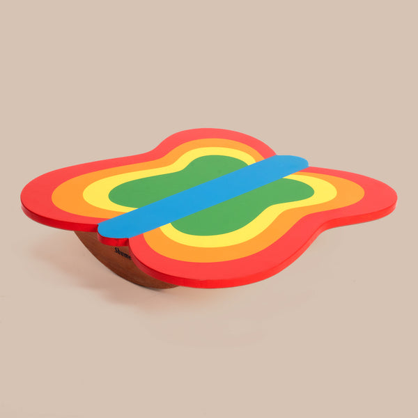 Wooden Butterfly Balance Board - Self Balancing Activity Toy (3+ Years)