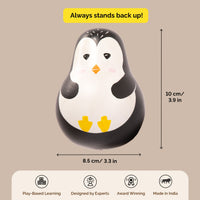 Wooden Wobbly Roly Poly Toy- Penguin ( 1 Years+)