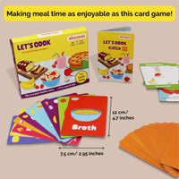 Let's Cook Strategy Card Game With 92 Cards & Fun Recipe (6+ Years)