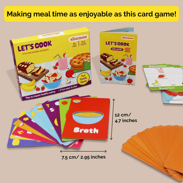 Let's Cook Strategy Card Game With 92 Cards & Fun Recipe (6+ Years)