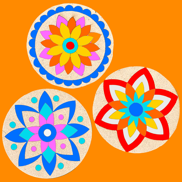 DIY Mandala Coaster Art Kit