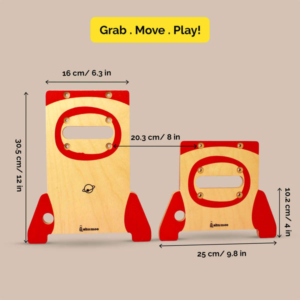 Wooden Stepping Stool For Toddlers (1-10 Years)