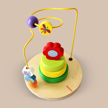 Wooden Garden Flower Maze Toy (1 Years+)