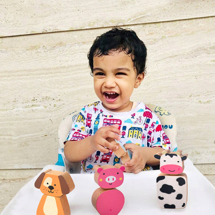 Twist & Turn Wooden Farm Animal Toys (2 Years+)