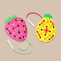 Wooden Fruit Lacing Set with Blunt Needles (3 Years+)