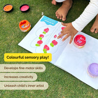 Finger Painting Activity Book, Art & Craft Kit (3+ Years)