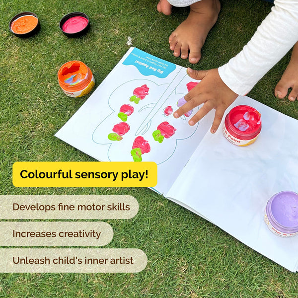 Finger Painting Activity Book, Art & Craft Kit (3+ Years)