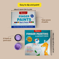 Finger Painting Activity Book, Art & Craft Kit (3+ Years)