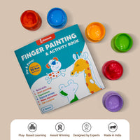 Finger Painting Activity Book, Art & Craft Kit (3+ Years)