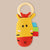 Baby Giraffe Teether Ring Toy for - 0 Months+