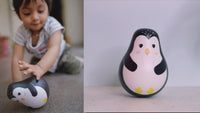 Wooden Wobbly Roly Poly Toy- Penguin ( 1 Years+)
