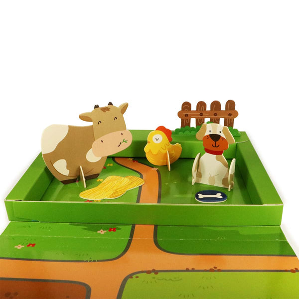 DIY Farm Friends 3D Activity Box  - 4 Years+