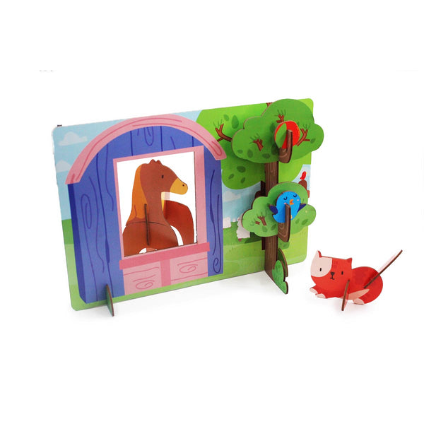 DIY Farm Friends 3D Activity Box  - 4 Years+