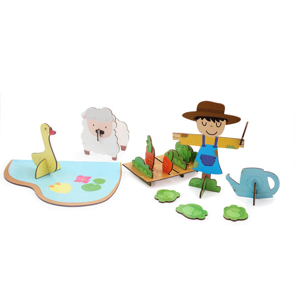 DIY Farm Friends 3D Activity Box  - 4 Years+