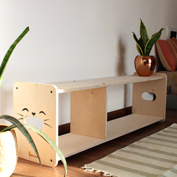 Wooden Montessori Shelf 
 - 8 Months+