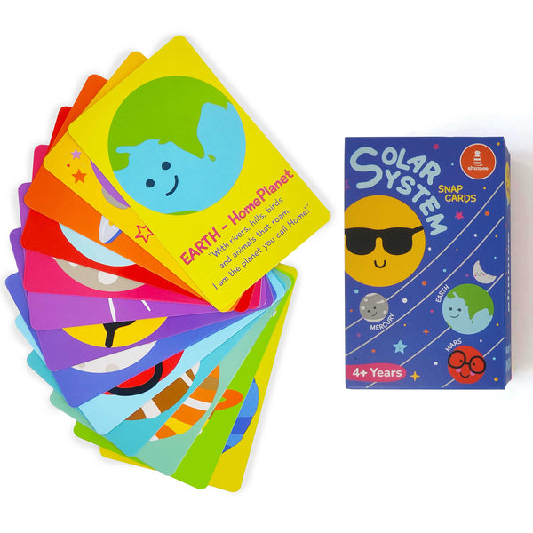 Solar System Snap Cards With 52 Cards - (3+ Years)