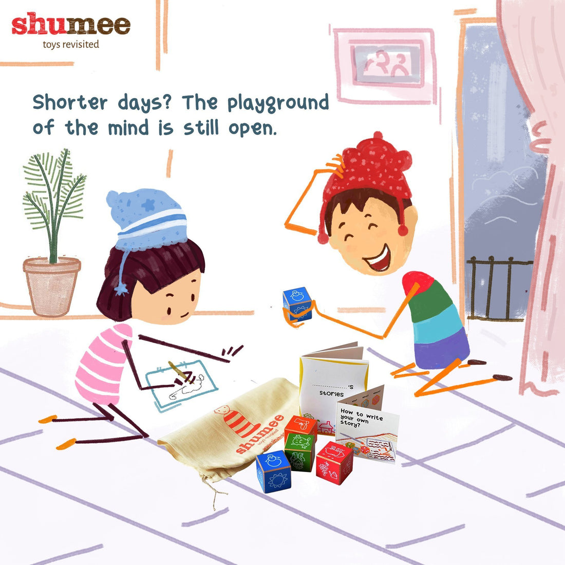 Why should indoor play be confined by walls in winter?