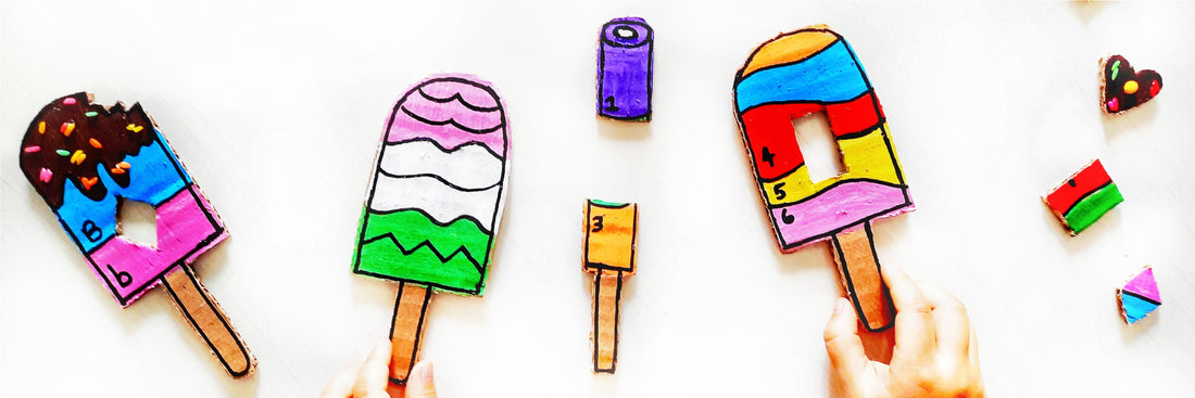 DIY Popsicle Puzzle: A fun game to enjoy this summer