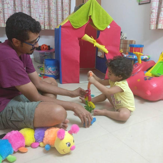 Father Playing With His Kid