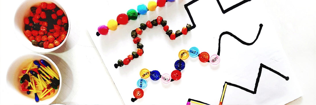 Teach your child pre-writing skills with this easy DIY Board Game