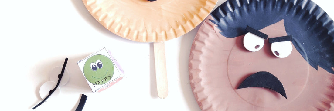 Teach big emotions through a little activity: DIY Paper Puppets