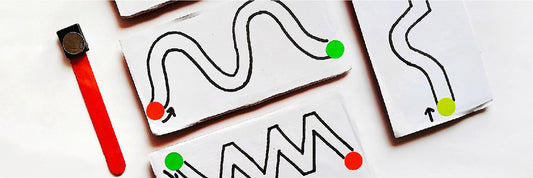 Magnetic Maze for Toddlers: A great way to learn all about magnets!