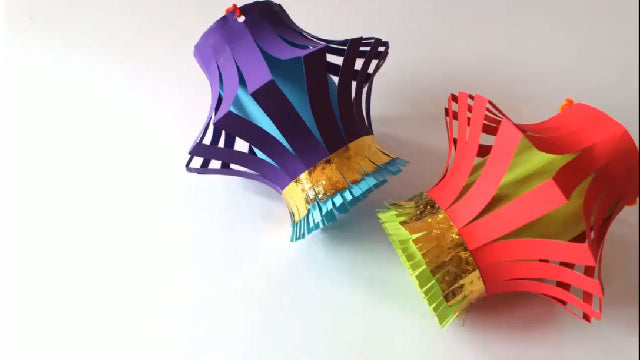 Step-by-Step DIY Paper Lanterns Tutorial