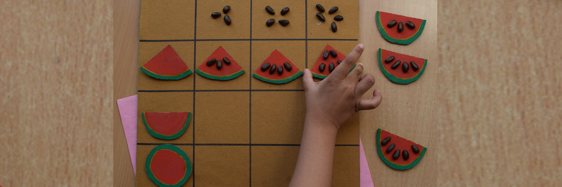 Perfect Summertime Kids' DIY Activity: Make a Watermelon Seed Grid!
