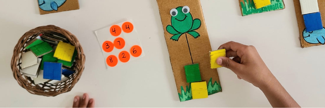 Measure It: Fun DIY Game to teach your child number skills