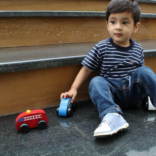Playing with cars! Toys that bridge generations and genders and enhance STEM learning.