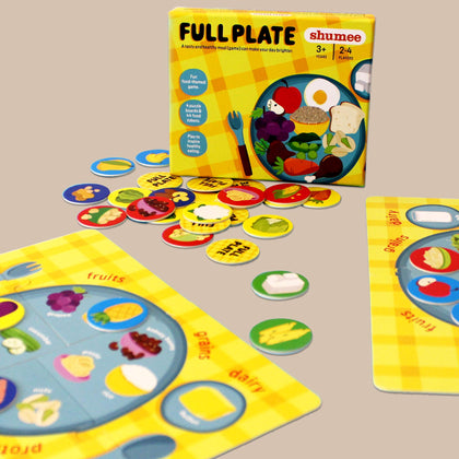 Full Plate - Toddler Learning Game with Double-Sided Boards (3 Years+)