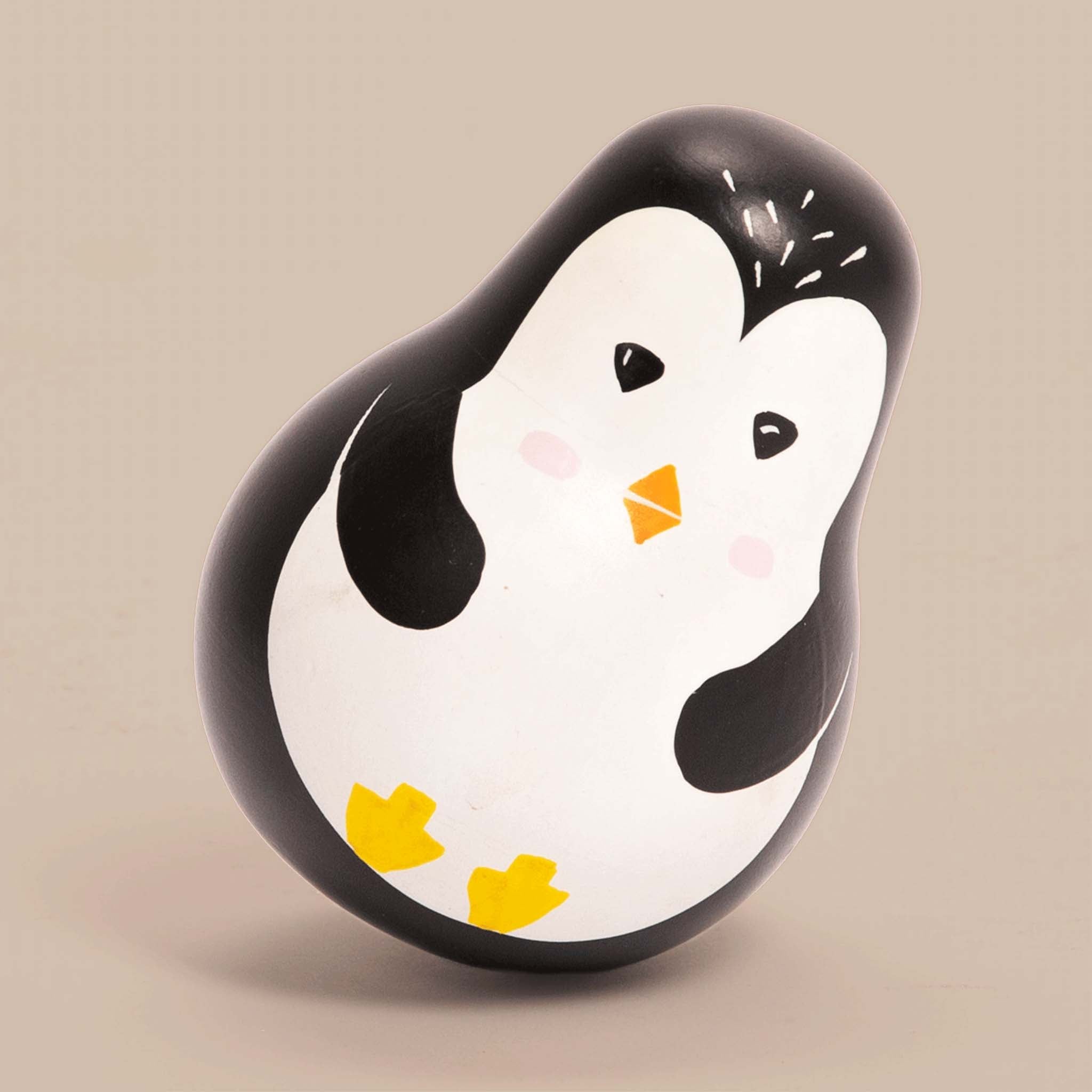 Roly Poly Toys: Buy Wobbly Penguin Wooden Roly Poly Toys for Kids – Shumee