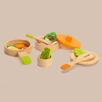Wooden Cooking Set For Lil Chef'S (3 Years+)