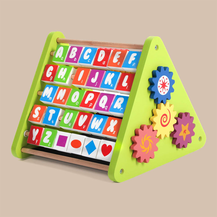 Wooden 5-In-1 Activity Triangle - Learning Toy (2 Years+)