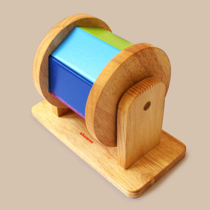 Wooden Montessori Rainbow Spinner Toy (6 months+)