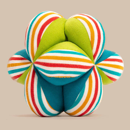 Soft Plush Clutch Ball For Babies With Rattle (0 Month+)