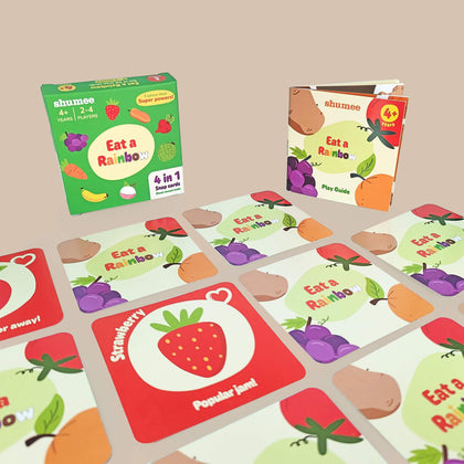 Eat A Rainbow: Snap-Cards and Trivia Game Set (4 Years+)