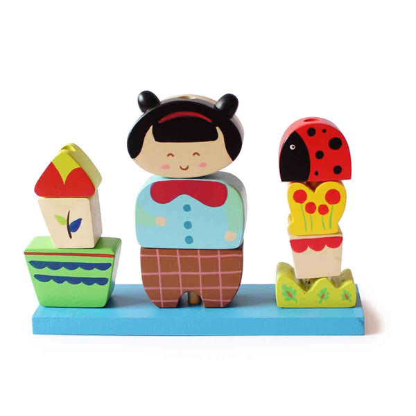 Wooden Jungle Pegging/Lacing Toy Set  (2 Years+)