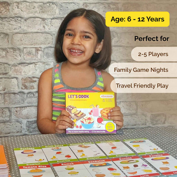 Let's Cook Strategy Card Game With 92 Cards & Fun Recipe (6+ Years)