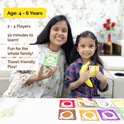 Snap-Cards & Trivia Game Set (4 Years+) I Eat A Rainbow I Pack of 5