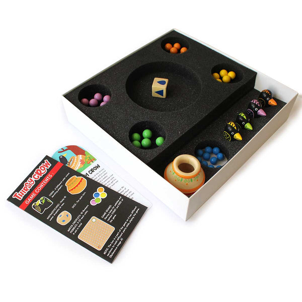 Wooden Thirsty Crow Board Game - Fun Family Game Set (4 Years+)