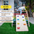 Wooden Rainbow Pikler Triangle with Slider – Montessori Climbing Toy