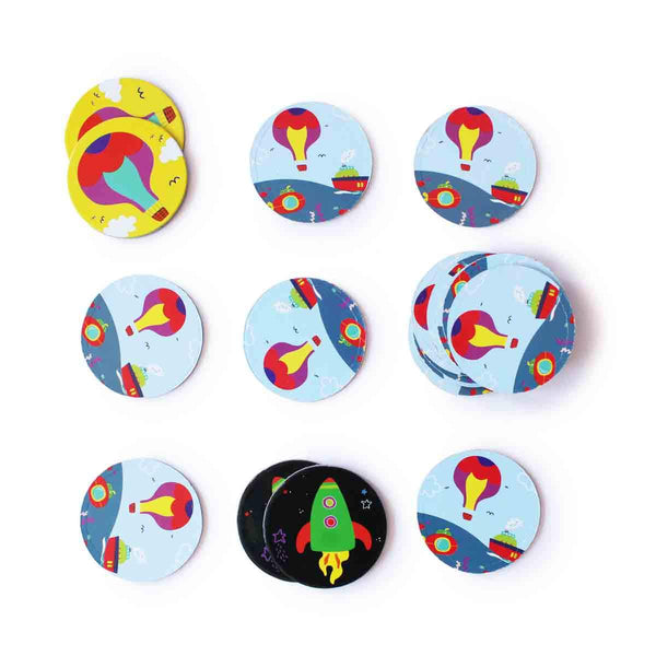 Adventure Travel Memory Card Game - (3 Years+)