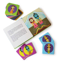 Ramayana Memory Game & Picture Book Set (4+ Years) - Mythology Educational Set for Your Kids & Gifting
