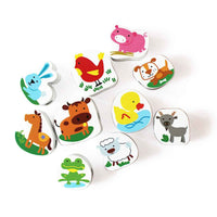 Wooden Farm Lacing Blocks for Toddlers (2 Years+)