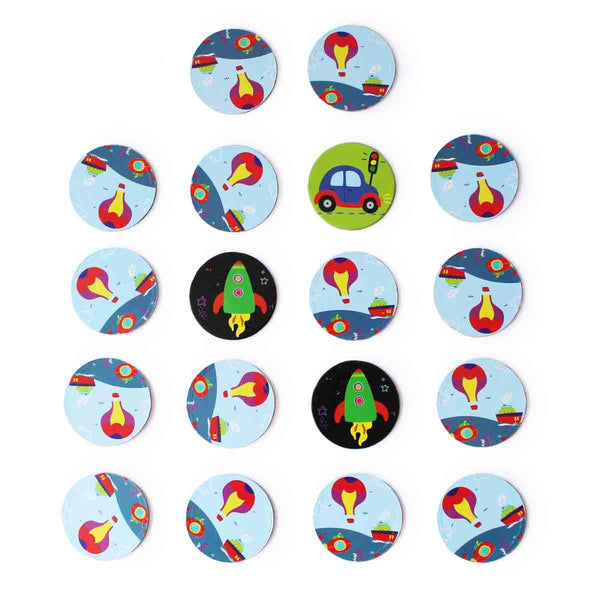Adventure Travel Memory Card Game - (3 Years+)