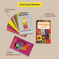 Ramayana Snap Card Game - 52 Cards Featuring Characters (4 Years+)