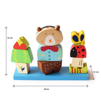 Wooden Jungle Pegging/Lacing Toy Set  (2 Years+)